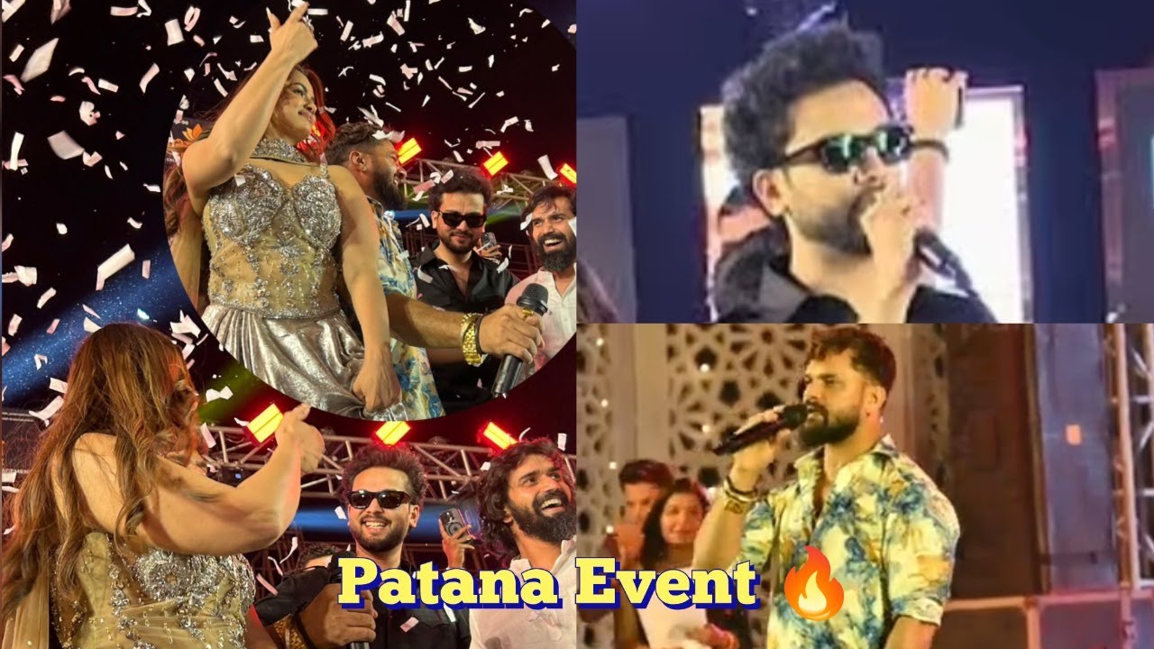 Patana Holi  Event - Elvish Yadav, Khesari lal Yadav, Neelam Giri ने लगाए चार चांद |