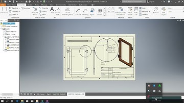 Inventor Drawing File of Hopper Flange