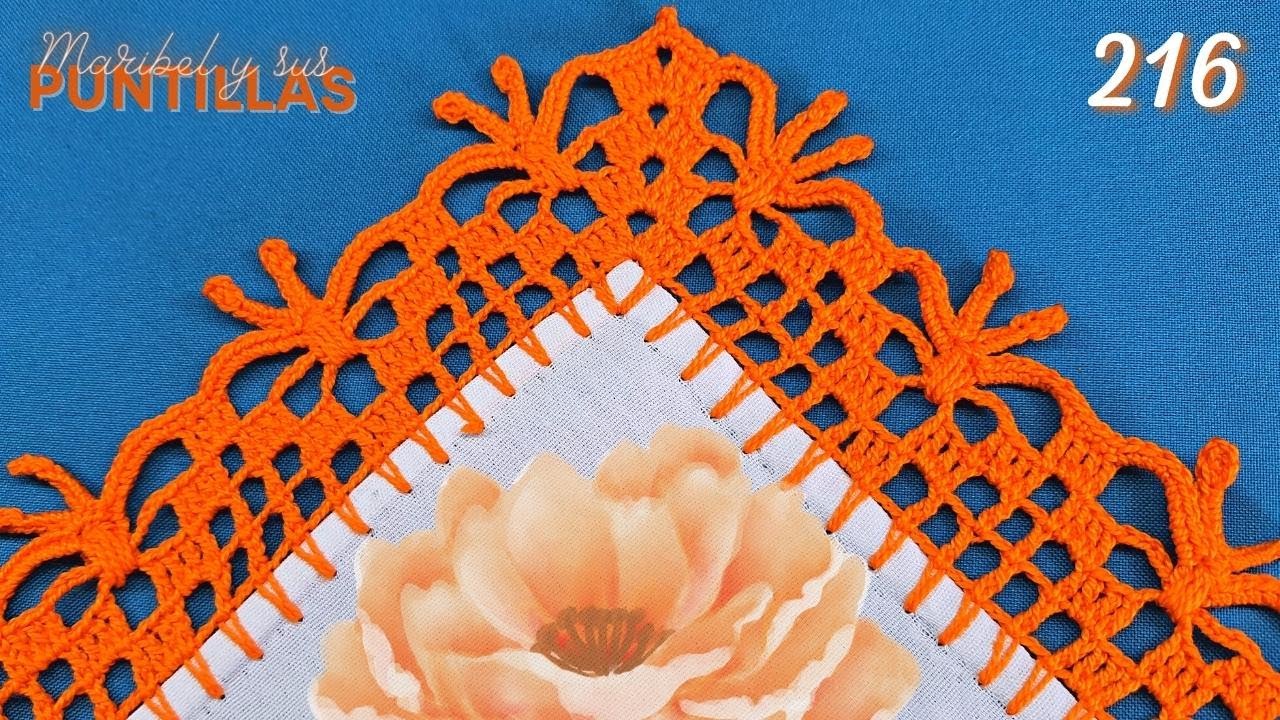 🦋 Tutorial sencillo para tejer una puntilla de mariposas 🦋 