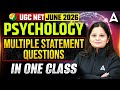 UGC NET Psychology | UGC NET Psychology Multiple Statement Questions In One Class By Anjali Mam