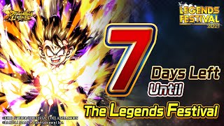 DRAGON BALL LEGENDS 7 days till the #LegendsFestival begins!