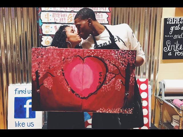 painting with a twist date night at home｜TikTok Search