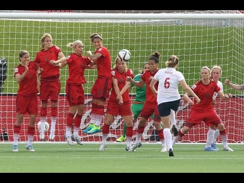 Amazing Free Kicks Women S Football Youtube