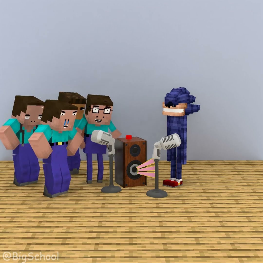 Which team dances better? Team Herobrine or Team Shin Blue? ?