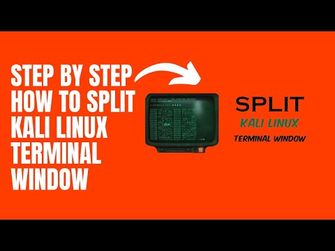 Step by step how to Split Kali Linux Terminal Window