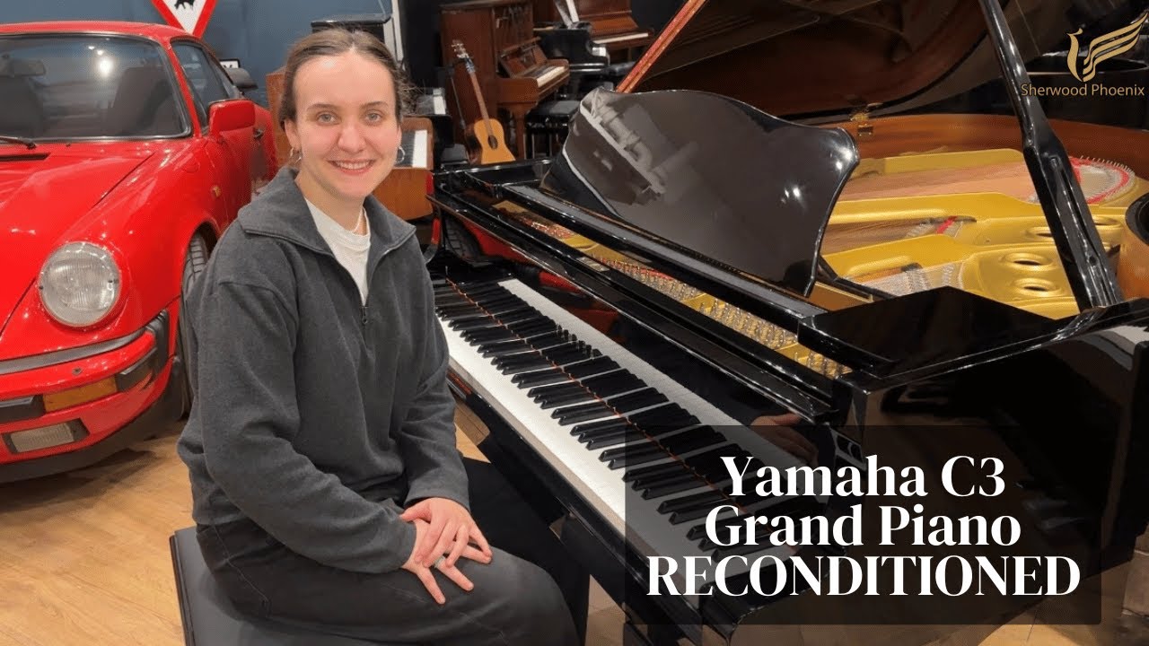 Reconditioned Yamaha C3 Conservatory Edition Grand Piano Black | Review & Demo | Sherwood Phoenix