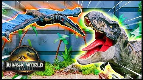 Jurassic World Rebirth T. rex vs Quetzalcoatlus I Colossal Clash