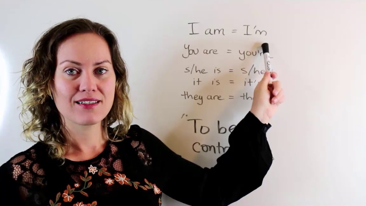 TO BE Contractions - English Grammar & Speaking Lesson | Go Natural English