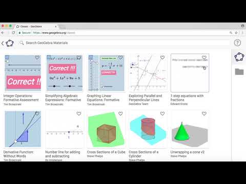 Opening Geogebra File