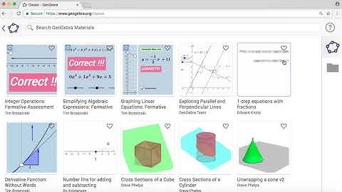 Opening Geogebra File