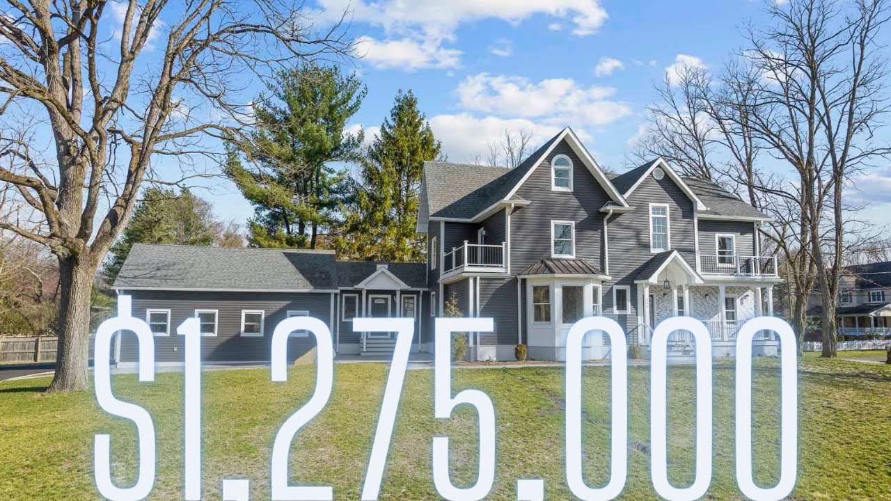 TOURING A $1.275M NEW JERSEY MANSION IN RIVER VALE WITH HIDDEN BASKETBALL COURT!