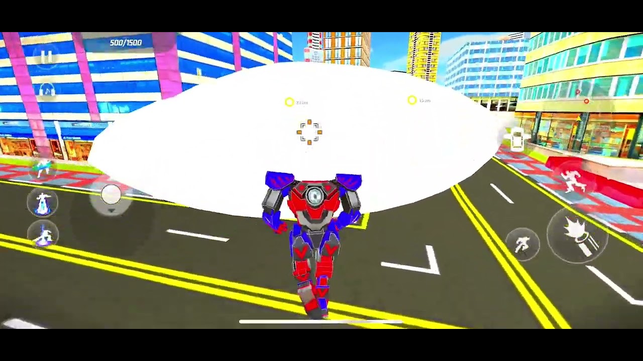 Grand Transformers Battle of City: Flying Car: Shooting Car Games | Android iOS Gameplay