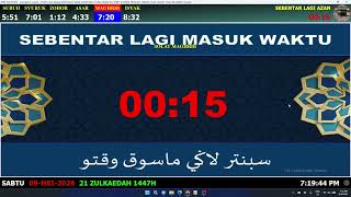 Boleh run Video masa IQAMAH TIMER? screenshot 5