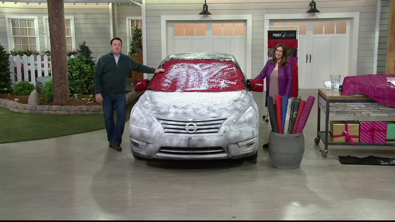 FrostGuard Windshield and Wiper Cover w/ Mirror Covers on QVC YouTube