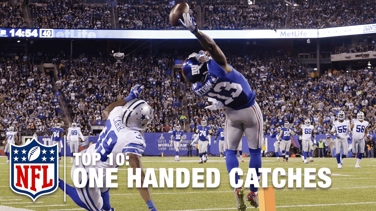 Download Top 10 One-Handed Catches of All Time | NFL