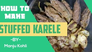 How to make Punjabi bharva Karele with chatpate pyaaz | पंजाबी भरवां करेले और चटपटे प्याज़ ||