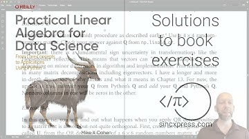 Linear algebra for data science, chapter 9 exercise 2 (implement the Gram-Schmidt algorithm)