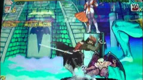 Morrigan tactics&combo video marvel vs capcom