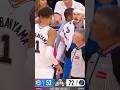 GO AWAY BRO!! Alex Caruso doesn't want Wemby and Harrison Barnes come near the team huddle!