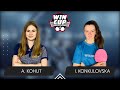 13:15 Alina Kohut - Iryna Konkulovska West 2 WIN CUP 25.04.2024 | TABLE TENNIS WINCUP