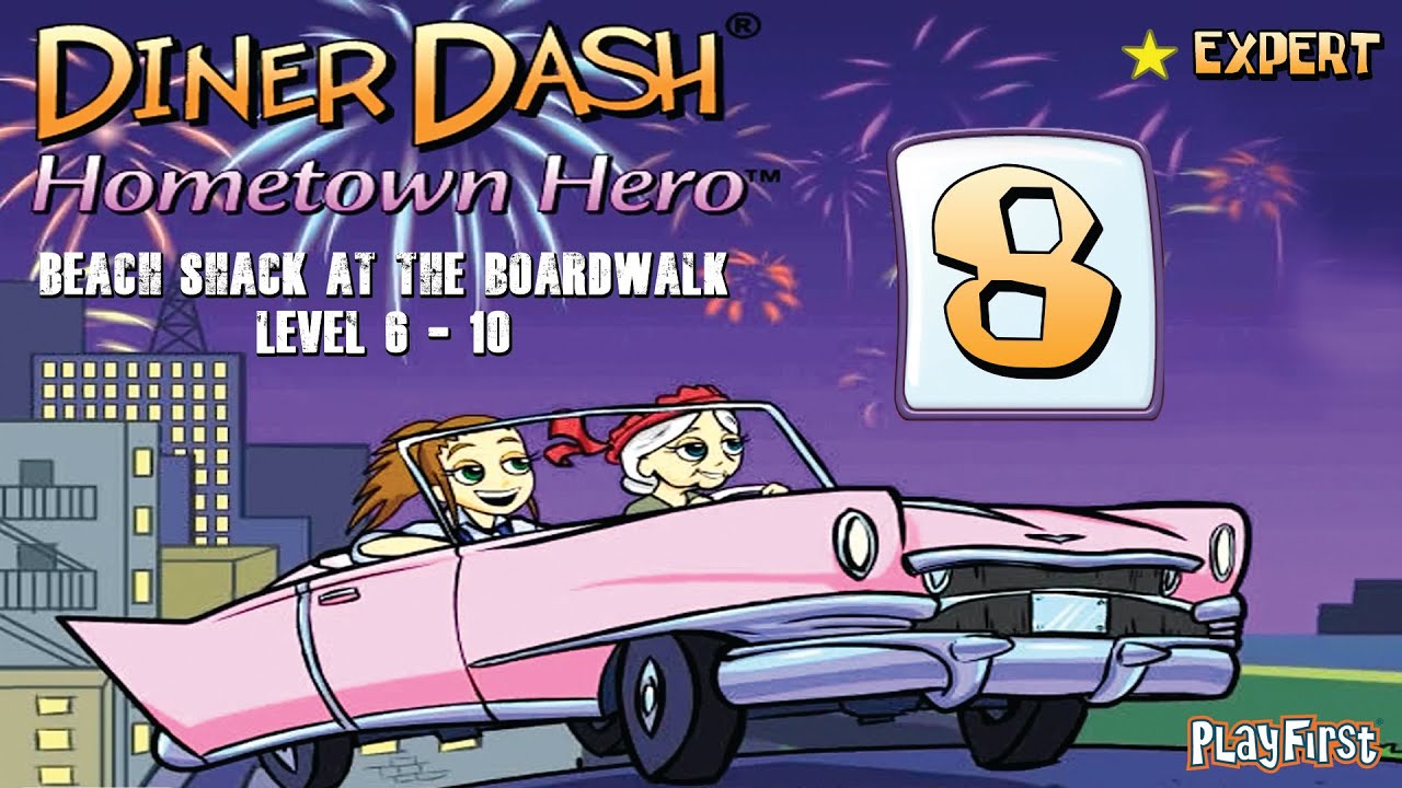 Diner Dash Flo on the Go & Diner Dash Hometown Hero Jewel Case PC Game 