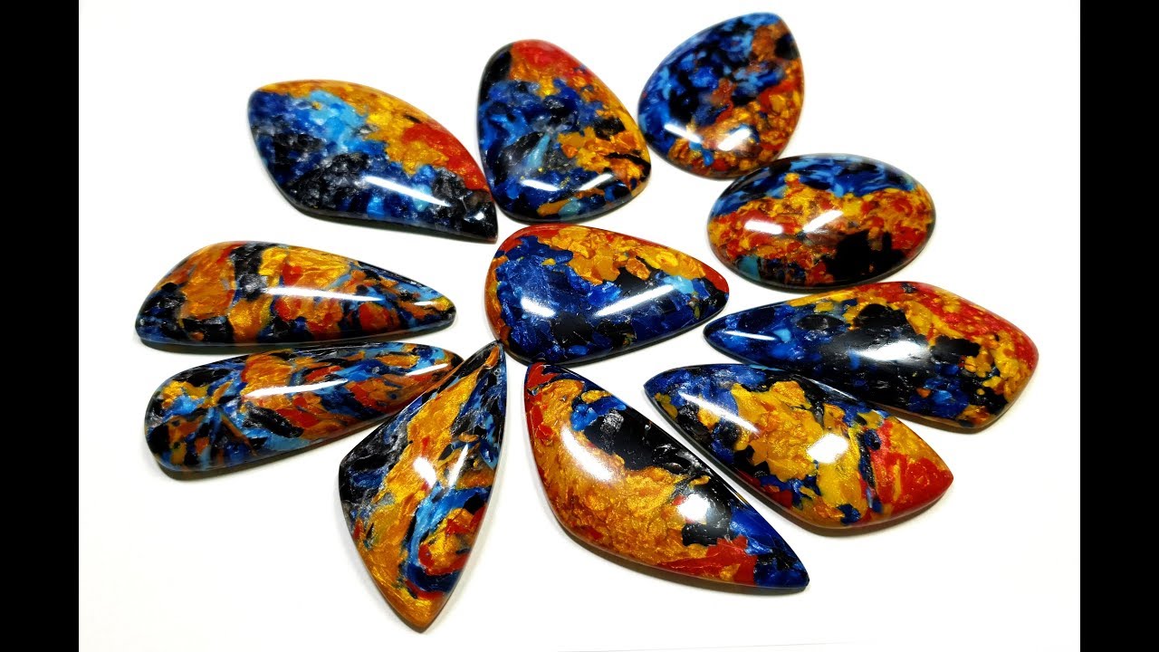 Faux Pietersite Stone from polymer clay my result! Faux Stone