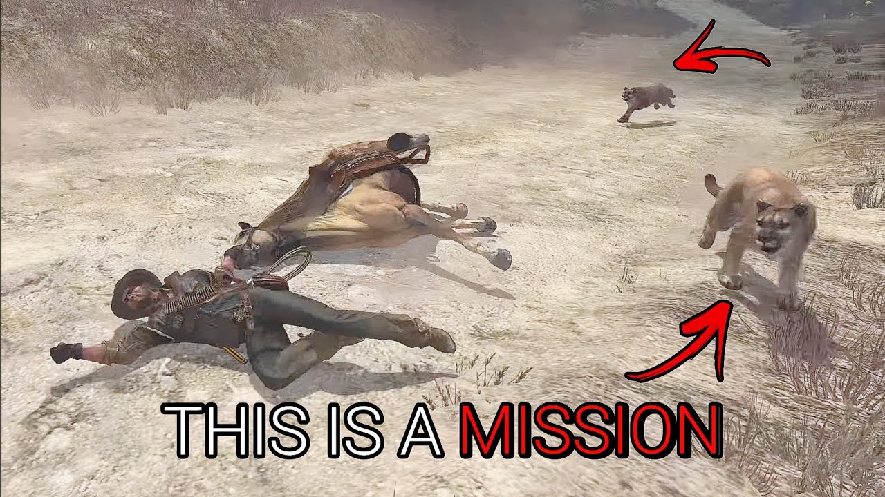 Is it normal for Cougars to interrupt during missions? | Rdr1
