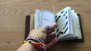 Micro Traveler's Notebook Flip Through