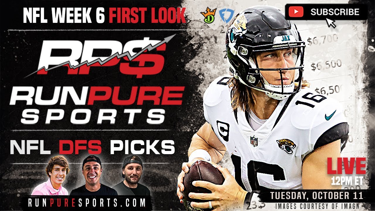 2022 NFL WEEK 6 DRAFTKINGS PICKS AND STRATEGY | NFL DFS FIRST LOOK 2022 NFL WEEK 6 DRAFTKINGS PICKS AND STRATEGY | NFL DFS FIRST LOOK