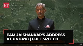 EAM Jaishankar at 78th UNGA meet: Collaboration among nations not a sign of weakness | Full Speech