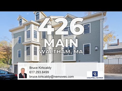 426 Main Street 3, Waltham, MA home video tour
