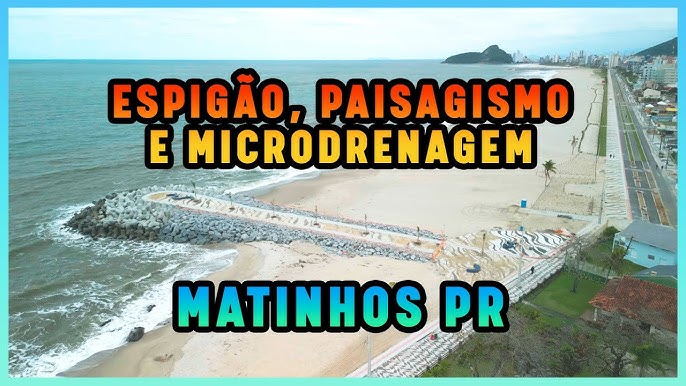 Com estruturas finalizadas, obras da Orla de Matinhos chegam a 86