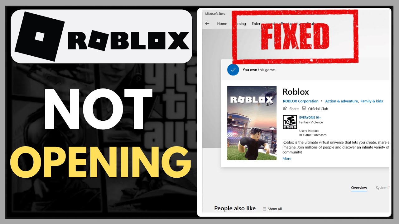 How To Fix Roblox Not Opening On Microsoft Store Easy Fix 2025 YouTube 