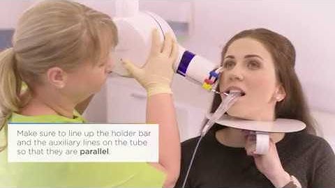 Intraoral Sensor Positioning: Application of the collimator and adjustment of the tube head