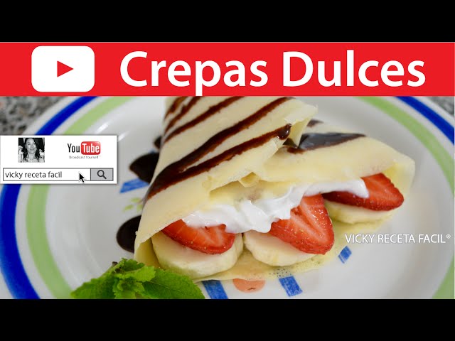 CHIMICHANGAS DULCES  Vicky Receta Facil 