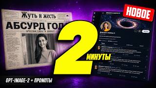 🔝GPT-IMAGE-2: 2 промпта — 2 вирусных картинки за 2 минуты