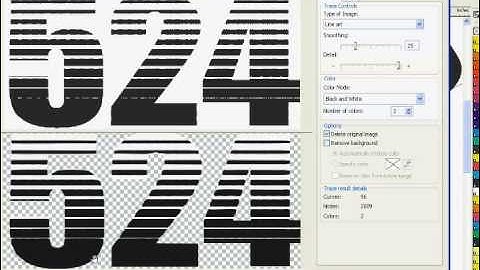 CorelDRAW X3 Text Effect (Linear Halftone)