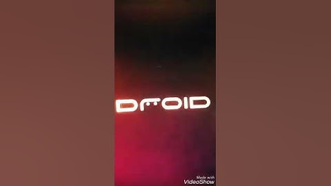 Droid X Boot Animation with Custom Boot Sound