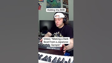 Adding an 808, full video is on my channel! #mpc #808 #beat #musicproducer #hiphop #rap #music