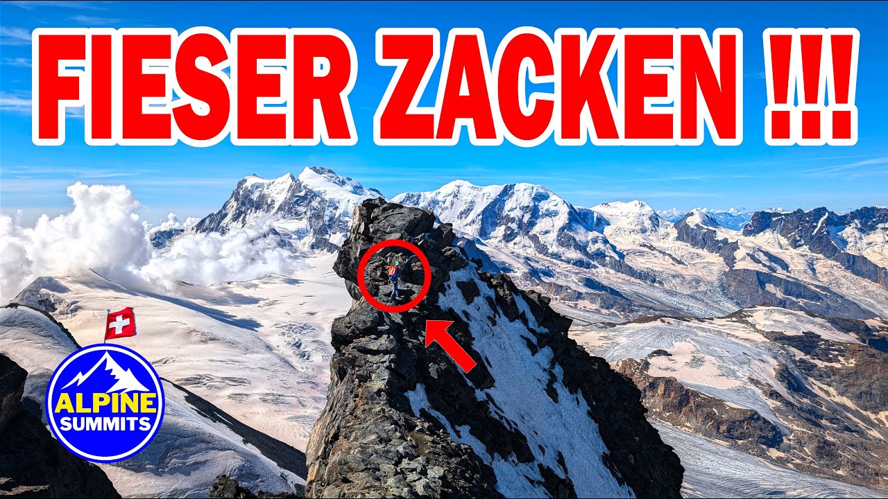 Rimpfischhorn 4198 m via Normalweg | FIESER ZACKEN !!! 