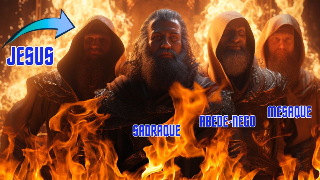 A HISTÓRIA DE SADRAQUE, MESAQUE E ABEDE-NEGO 🔥 (OS TRÊS AMIGOS DO PROFETA DANIEL)