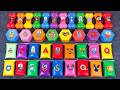 Numberblocks 🏳️🌈 Fun Slime Opening Alphablocks Clay with Bone, Bags Mixing Colorful! ASMR💫