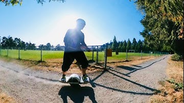 OneWheel Xr + insta360 One X - North Vancouver Loutet park - raw