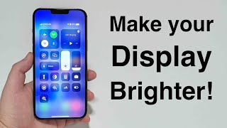 How To Make your iPhone Display Brighter than MAX / Darker than MIN! How To Increase Brightness On Iphone Make Your Iphone Screen Brighter