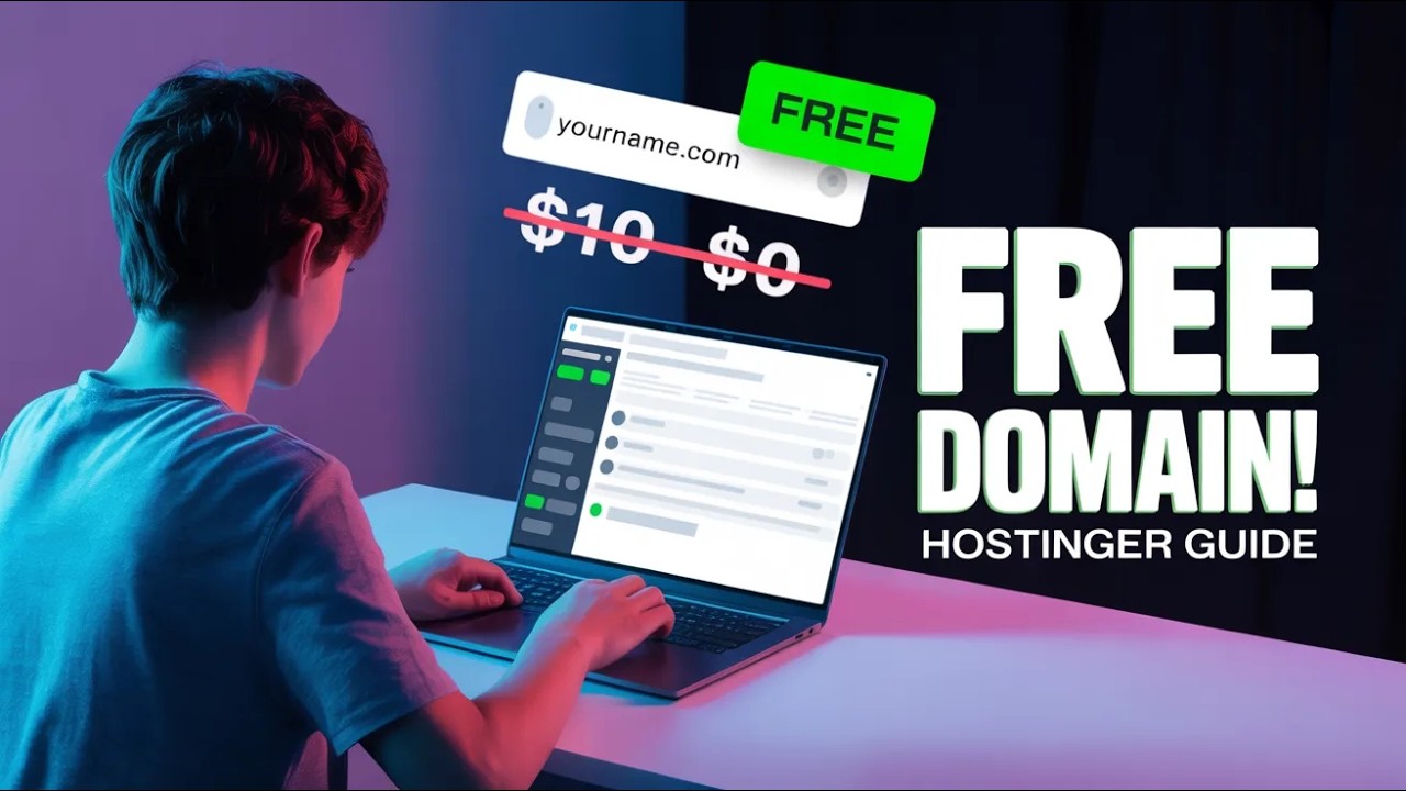 How To Claim Your Free Domain In Hostinger