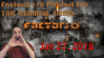 Factorio PVP Last Silo Standing Shoutcast - 3Ra, MEWDEW, FMMO
