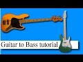 Fake Bass using a guitar