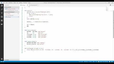 Go Programlama : Go ile XML Uygulaması - 2.2