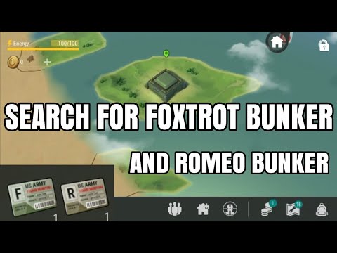 Search for foxtrot bunker and romeo bunker in last day on 