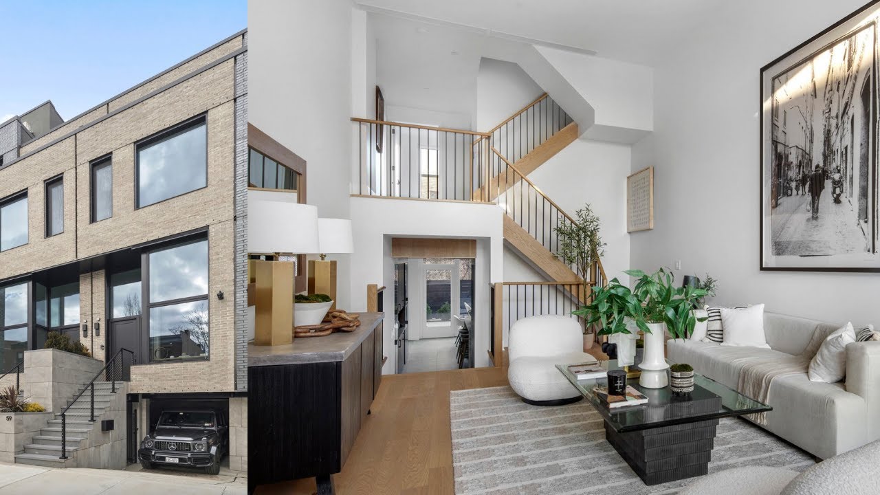INSIDE a GORGEOUS BROOKLYN TOWNHOUSE w ZEN GARDEN & SKYLINE VIEWS | 59 Summit Street | SERHANT. Tour